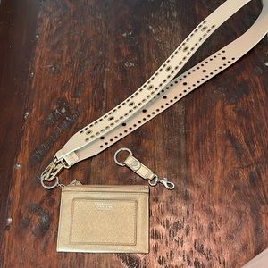 Coach key chain and coin pouch